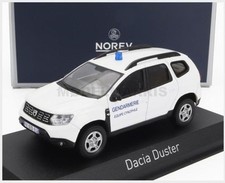 NOREV 509025 DACIA - DUSTER POLICE ÉQUIPE CYNOPHILE 2020 - BLANC - 1/43