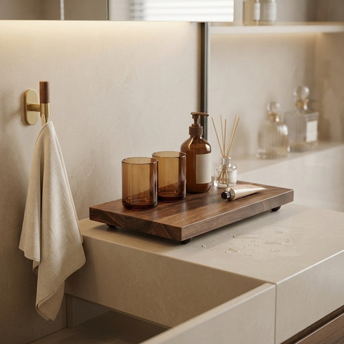 Plateau rangement bois - de,