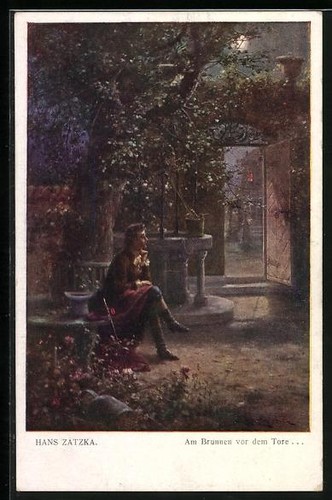 Carte postale artiste hans - d'artiste,