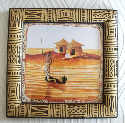 Cadre tableau piroguier de - tableau, le