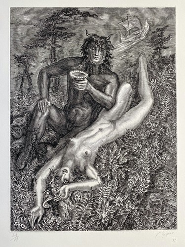 Decaris albert gravure signée - albert,