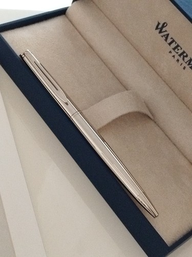Stylo bille chromé waterman - stylo,