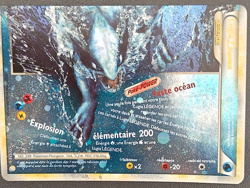 Carte pokémon lugia - carte,