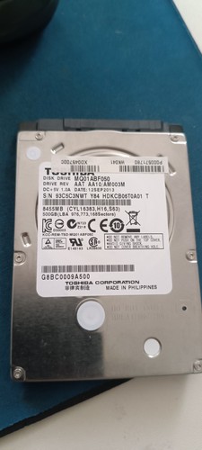 Toshiba 500 5400 rpm 2 - toshiba, 2,5"