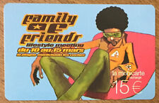 MBC ORANGE MOBICARTE FAMILY FRIENDS RECHARGE GSM SPÉCIMEN NO TELECARTE PREPAYÉE