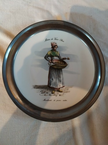 Ancienne assiette décorative - ancienne,