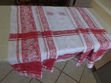 belle nappe,  rouge et