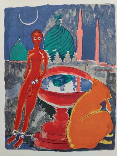 Kees van dongen gravure - gravure, bagdad