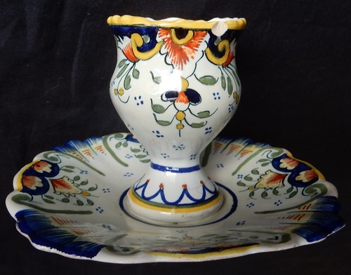 Coquetier faïence geo - en,