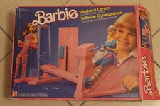 Barbie vintage salle de gymnastique en boite