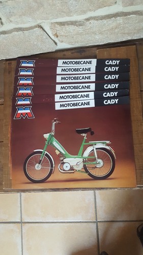 Feuille publicitaire mobylette - feuille,