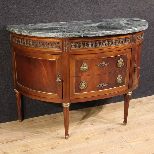Commode française demi-lune