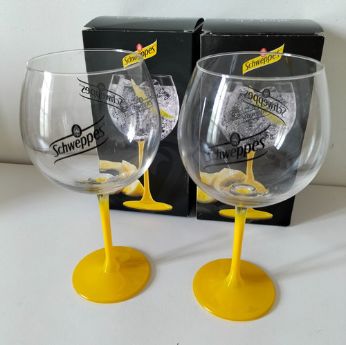 Duo verres schweppes - duo, pied