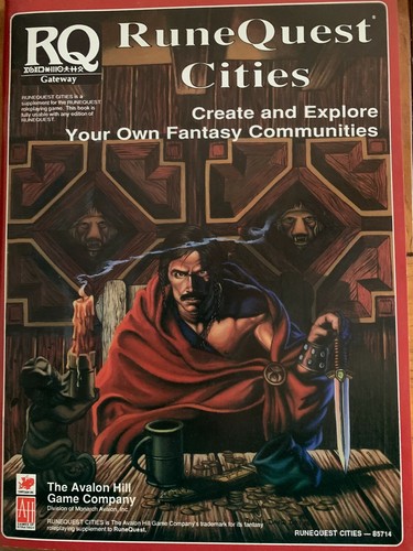 Runequest cities aide jeu - runequest,