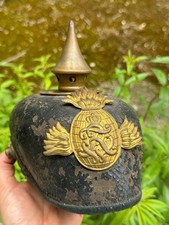 Casque À Pointe - Empire Allemand - Guerre - Militaria Réf F