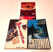 SAN ANTONIO 1 lot de 3 livres