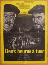 DEUX HEURES A TUER M. Simon Brasseur 1966 Mascii Affiche Originale 60x80 Poster
