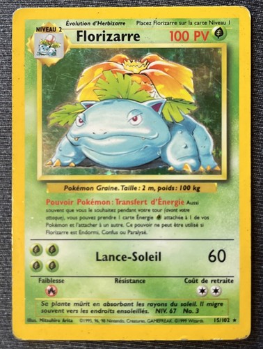 Carte pokémon florizarre - pokémon, :