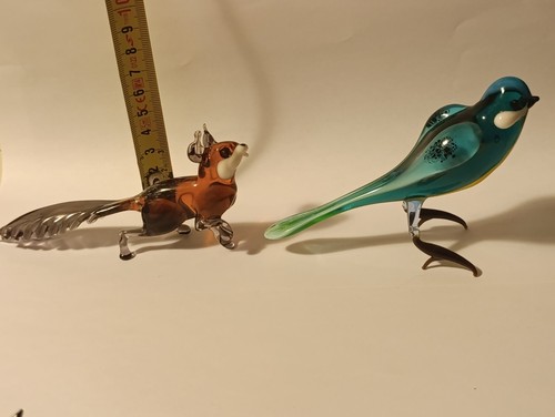 Lot figurines verre soufflé - verre,