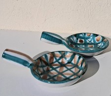 LOT 2 POELONS ROBERT PICAUD VALLAURIS CERAMIQUE 1950's