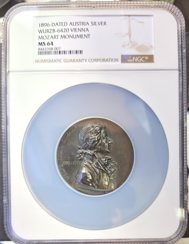 1896 austria silver medal - 1896,