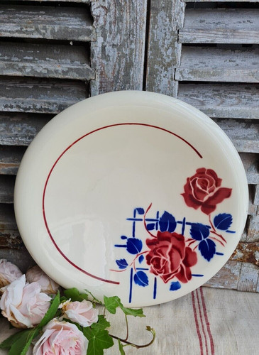 Ancien compotier faience - compotier,
