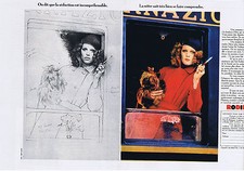 PUBLICITE ADVERTISING 094 1971 RODIER vêtements jupes pantalon (2 pages)