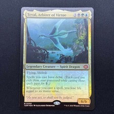 TEVAL, ARBITER OF VIRTUE 0230 TARKIR DRAGONSTORM FOIL ANGLAIS NEUF