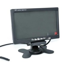 Moniteur de miroir couleur LCD 7 "pour caméra de recul avec DVD de voiture