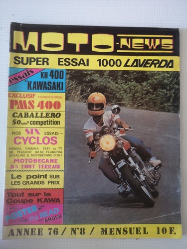Moto news année 1976 - moto,