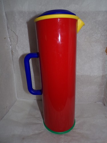 Thermos vintage multicolore - thermos,