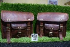 Sacoche de vélo en cuir, lot