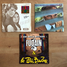 Lot 3 45T Single Love story / Mourir d'aimer / Une belle histoire 1971/72 TBE