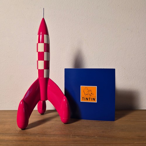 Fusée tintin résine - tintin, cm