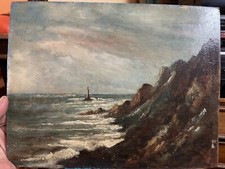 huile sur panneau, Paysage