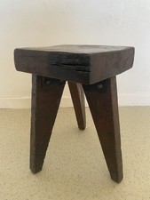 Ancien Tabouret Tripode
