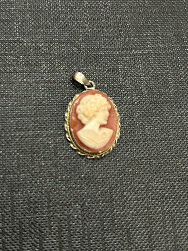 Ancien pendentif camée - pendentif, en