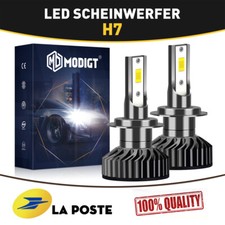 2X Ampoules H7 LED 100W 10000LM 6000K Voiture Feux Phare Lampe Xénon Blanc FR