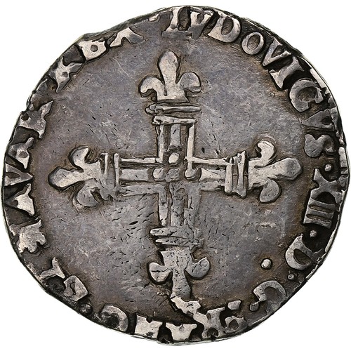 France louis xiii 4 écu - louis, xiii,