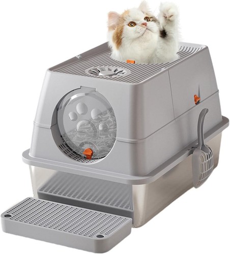 Bac litière pour chat - litière,