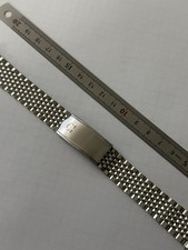 Bracelet 19mm Pour Montre Omega Vintage  REF. 1502 acier beads of rice