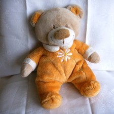 Doudou Ours Kiabi - Orange