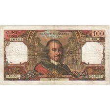 [#636071] France, 100 Francs, Corneille, 1969, X.430, TTB(20-25), Fayette:65.28, 