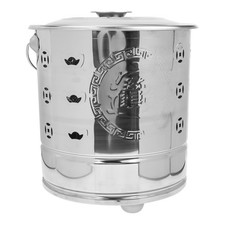 Incinérateur en acier inoxydable Burn Burn incinérateur Burl Barrel Home Garden