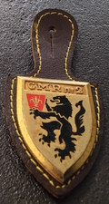 Insigne Armée Militaire Pucelle Cuir Groupement de Moyens Généraux (C7)