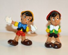 Lot 2 anciennes figurines WALT DISNEY Pinocchio West Germany Bully vintage 80