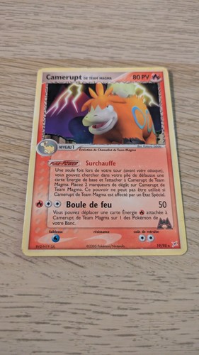 Carte pokemon camerupt - carte, fr