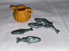 Playmobil Panier De Pêche Poissons Cabane Des Pêcheurs 3826 Vintage