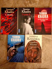 lot de 7  romans collection  poches POCKET de YASMINA KHADRA , en bon état