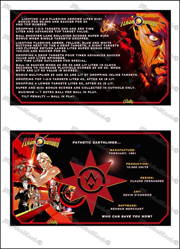 Bally flash gordon - flash, 1981